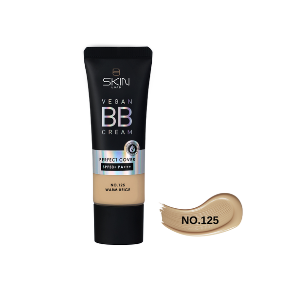 كريم بي بي سكين لود النباتي SPF50+ بدرجة 125 بيج دافئ