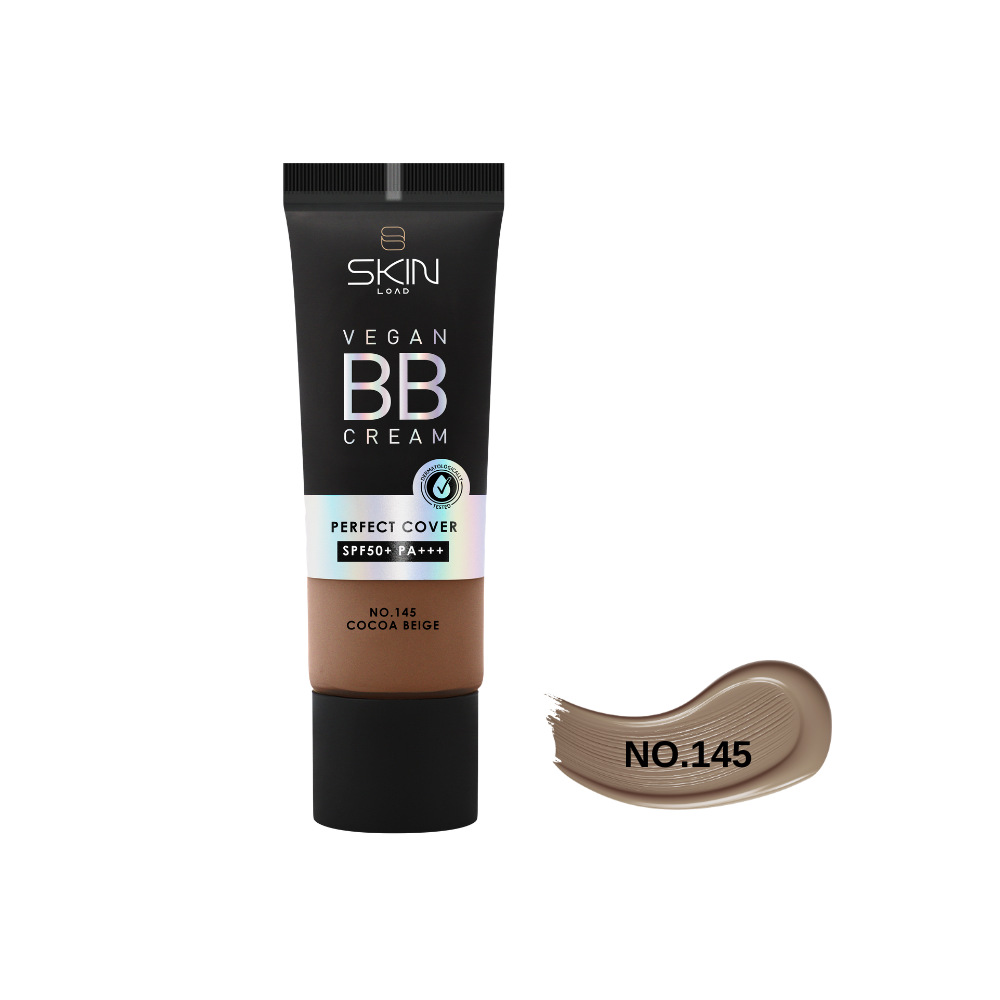 كريم بي بي سكين لود النباتي SPF50+ درجة ١٤٥ كاكاو بيج ٢٥ مل — واجهة العبوة