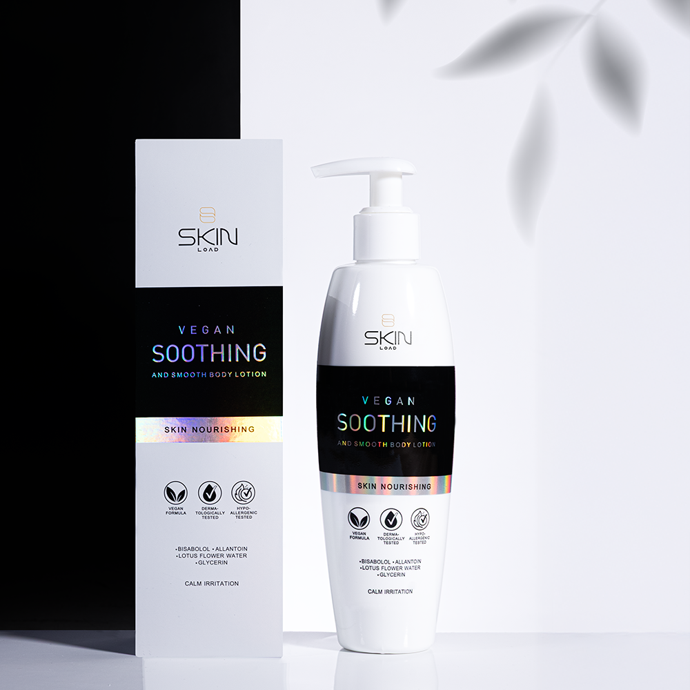 لوشن الجسم النباتي من سكين لود لترطيب وتهدئة البشرة الجافة والحساسة