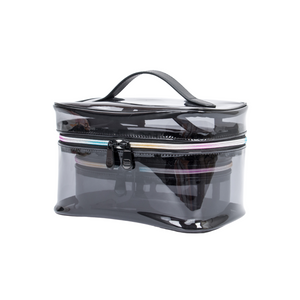 حقيبة مستحضرات التجميل المزدوجة