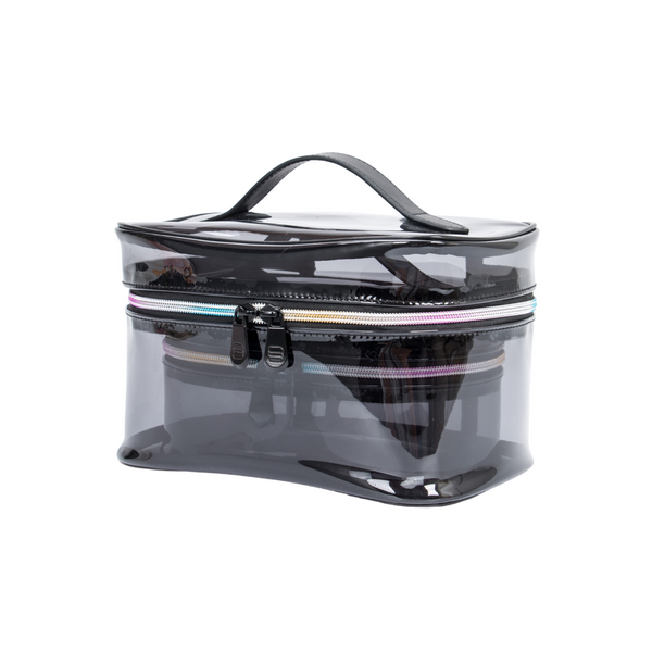 حقيبة مستحضرات التجميل المزدوجة